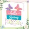 5 Pcs Hello Spring Tiered Tray Decorations Rustic Spring Table Decor Farmhouse Spring Decorations for Home Spring Wood Sign Hello Spring Table Centerpiece Standing Decor for Shelf Tabletop Fireplace